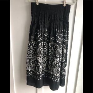 Vintage MSK Shirred Skirt